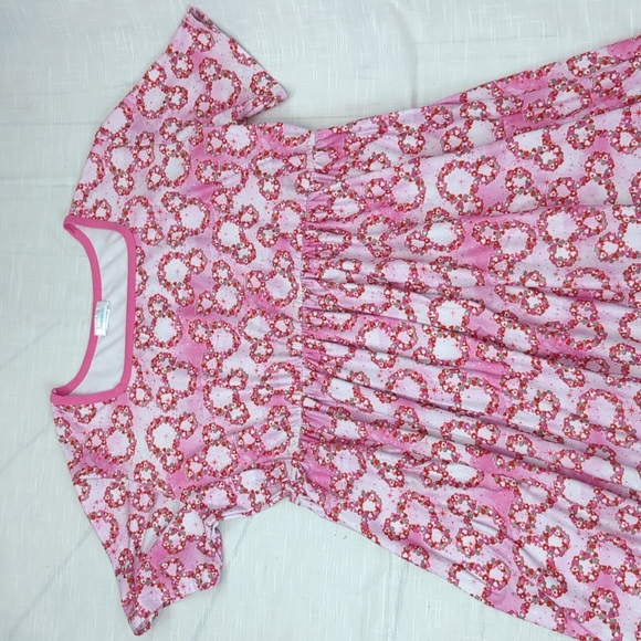 Enchanted Dress Shop, pink heart dress, women's 3XL, - Picture 2 of 11